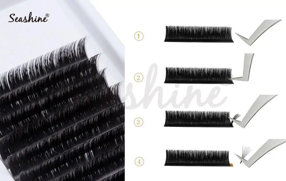 SEASHINE Mink Lashes Individual Lashes East Fans Blooming Lashes Premade Fans Eyelashes Extension High Quality Free Shipping
SEASHINE Mink Lashes Individual Lashes East Fans Blooming Lashes Premade Fans Eyelashes Extension High Quality Free Shipping