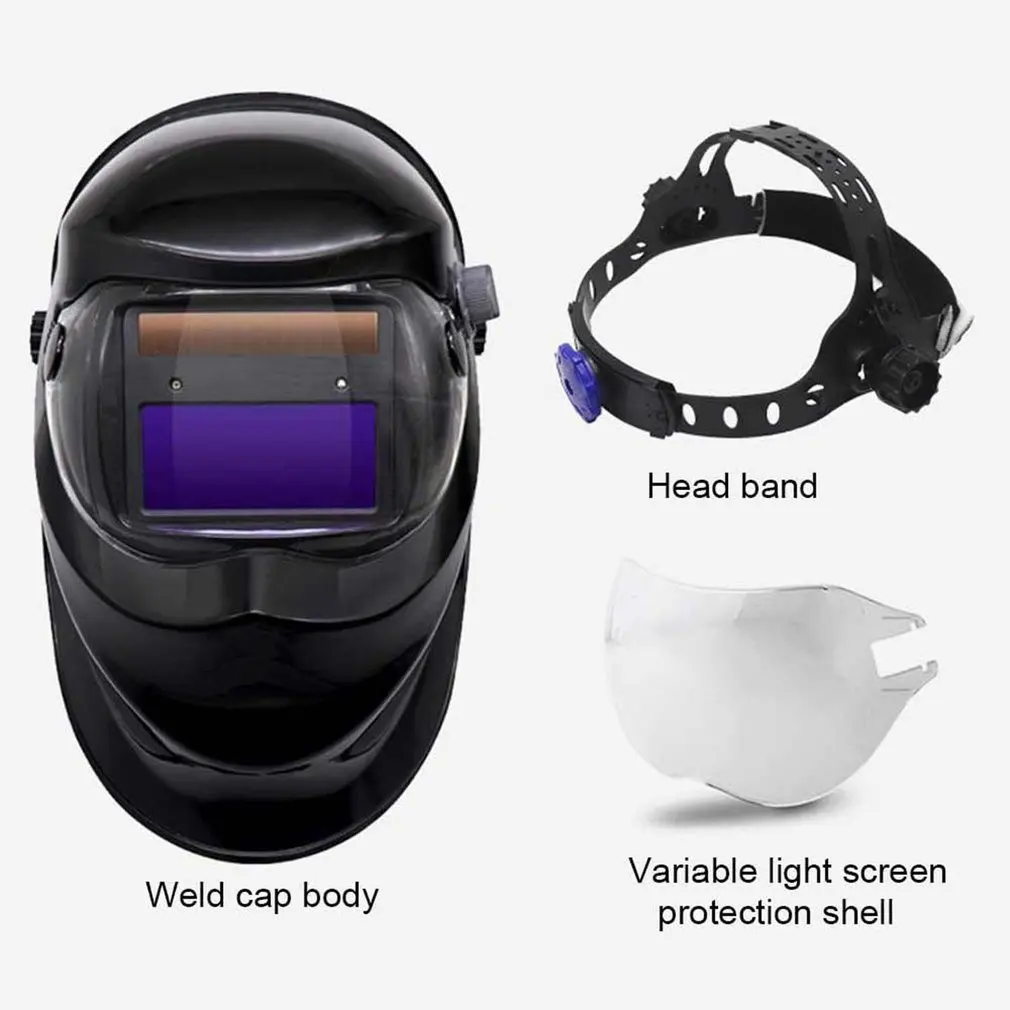 Solar Auto Darkening Adjustable Range Half Helical Electric Welding Protective Mask Helmet Lens for Welder Machine
Solar Auto Darkening Adjustable Range Half Helical Electric Welding Protective Mask Helmet Lens for Welder Machine