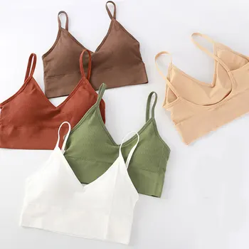 Breathable Padded Comfortable Bras Women Wirefree Adjustable Fitness Top Sport Brassiere Push Up Seamless Running Soft Bras
Breathable Padded Comfortable Bras Women Wirefree Adjustable Fitness Top Sport Brassiere Push Up Seamless Running Soft Bras