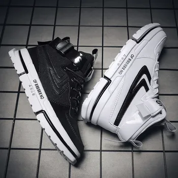 Casual Shoes Male Trend Flats Comfortable Light Men Fashion Sneakers High Top Canvas Shoes Autumn Round Toe Rubber Board Shoes
Casual Shoes Male Trend Flats Comfortable Light Men Fashion Sneakers High Top Canvas Shoes Autumn Round Toe Rubber Board Shoes