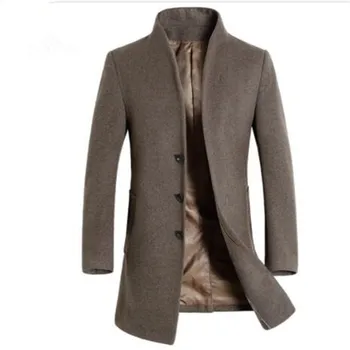 2018 New Winter Men Wool Trench Coat Men Long Trench Slim Fit Overcoat High Quality Men Coats Fashion Trench Outerwear MJ340
2018 New Winter Men Wool Trench Coat Men Long Trench Slim Fit Overcoat High Quality Men Coats Fashion Trench Outerwear MJ340