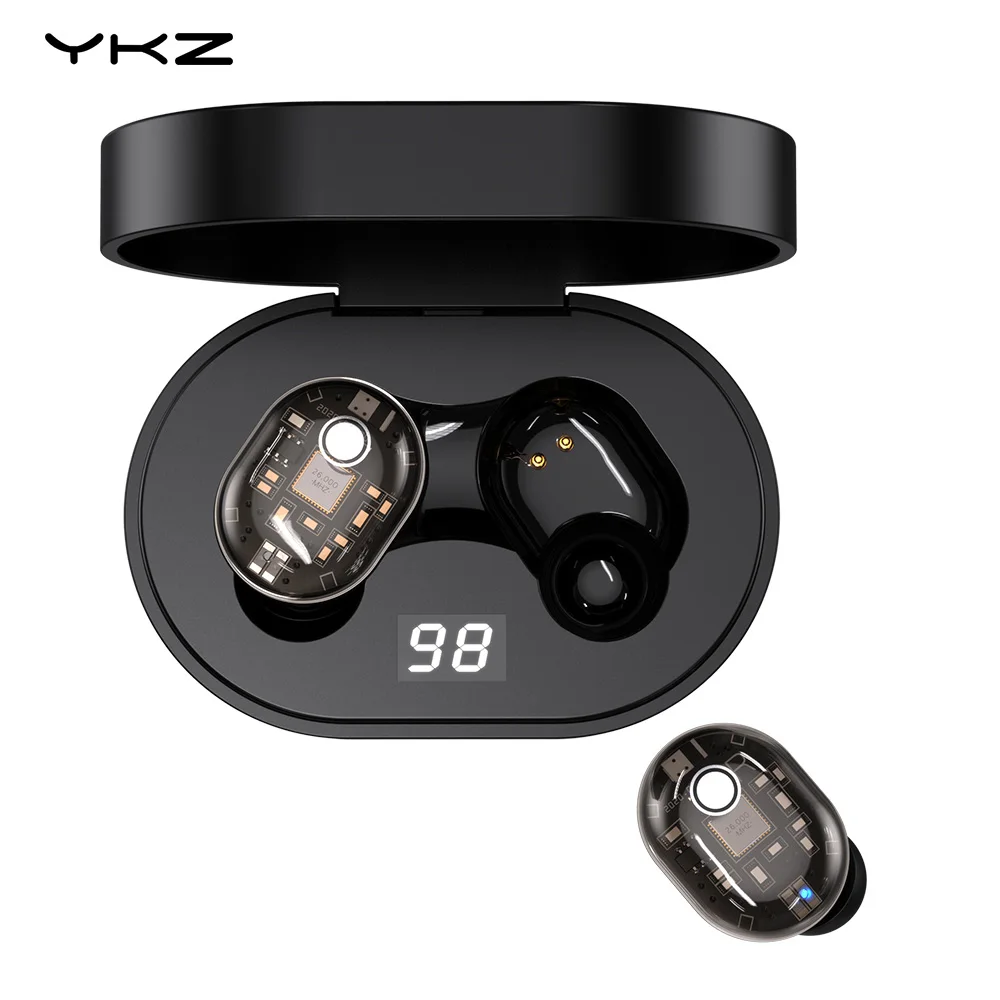 YKZ TWS Wireless Bluetooth Earphone 5.0 Handsfree Earphones With Mic for iOS & Android System sport waterproof with Charging Box
YKZ TWS Wireless Bluetooth Earphone 5.0 Handsfree Earphones With Mic for iOS & Android System sport waterproof with Charging Box