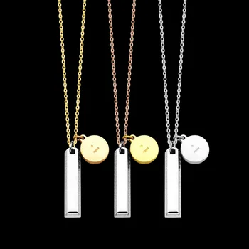 Titanium steel ornament V-shaped rectangular round brand double Pendants Necklace long style intermediate color lovers necklace
Titanium steel ornament V-shaped rectangular round brand double Pendants Necklace long style intermediate color lovers necklace