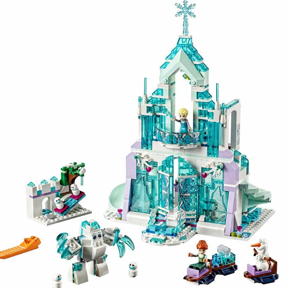 NEW Elsa Anna Magical Ice Castle 41148 Model Building Blocks 25006 Cinderella Princess Castle Legoinglys Friends
NEW Elsa Anna Magical Ice Castle 41148 Model Building Blocks 25006 Cinderella Princess Castle Legoinglys Friends