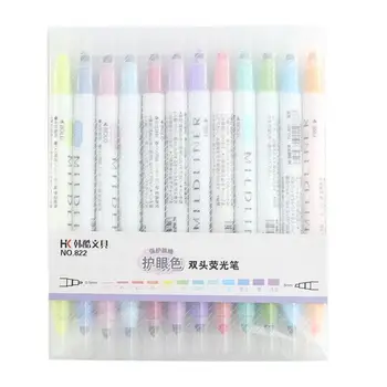 12 Colors One Boxed Double-head Highlighter Set Handbook Color Diary Light Pen Fineliner Note Mark Pen Decoration Stationer Y9U7
12 Colors One Boxed Double-head Highlighter Set Handbook Color Diary Light Pen Fineliner Note Mark Pen Decoration Stationer Y9U7