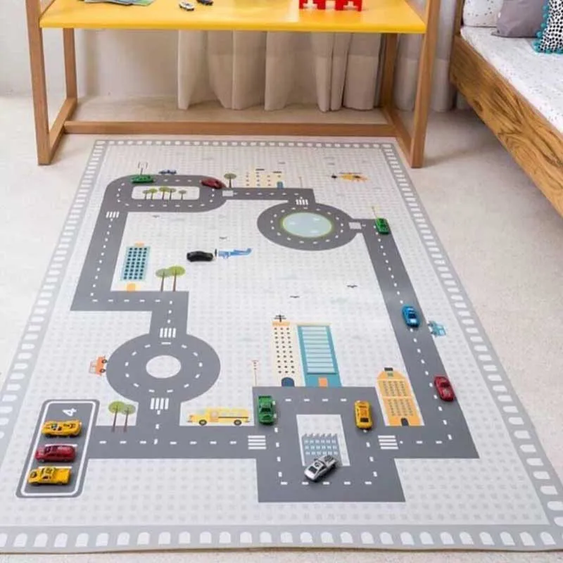 Kids Play Mat Rectangle Carpet Rugs Game Mat Car Track Rugs Road Print Crawling Mat Blanket Floor Carpet Baby Room Decoration
Kids Play Mat Rectangle Carpet Rugs Game Mat Car Track Rugs Road Print Crawling Mat Blanket Floor Carpet Baby Room Decoration