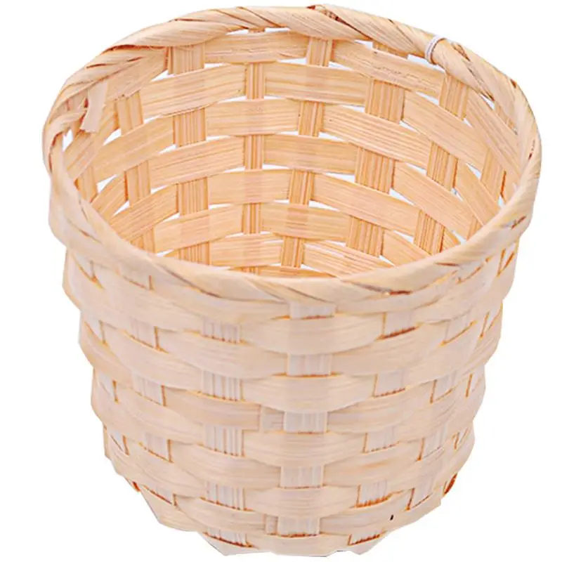1pcs Woven Storage Basket Creative Bamboo Art Storage Bucket Desktop Cleaning Storage Basket And Wind Simple Storage Household
1pcs Woven Storage Basket Creative Bamboo Art Storage Bucket Desktop Cleaning Storage Basket And Wind Simple Storage Household