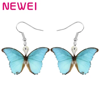 Newei Acrylic Blue Morpho Butterfly Earrings Long Cute Insect Animal Dangle Drop For Women Girls Kids Classic Gift Accessories
Newei Acrylic Blue Morpho Butterfly Earrings Long Cute Insect Animal Dangle Drop For Women Girls Kids Classic Gift Accessories