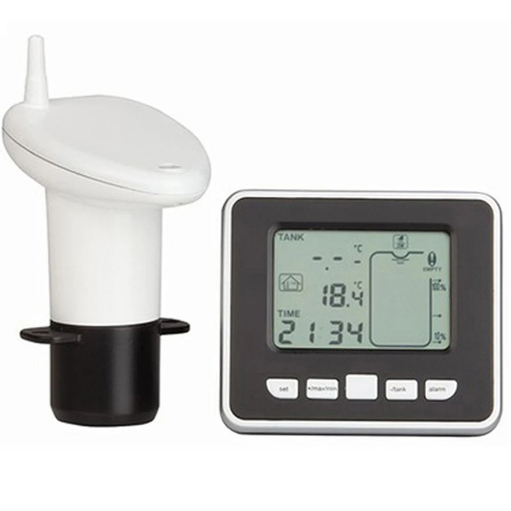 TS-FT002 ultrasonic Water Tank Level Meter Liquid Depth Level Meter Sensor with Temperature Display Water Level Gauge Time Alarm
TS-FT002 ultrasonic Water Tank Level Meter Liquid Depth Level Meter Sensor with Temperature Display Water Level Gauge Time Alarm