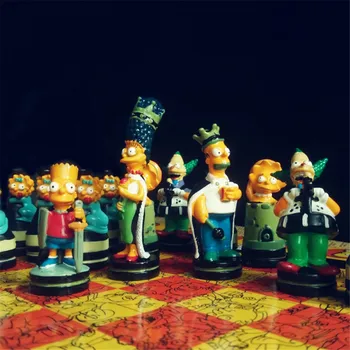 BSTFAMLY Chessman Simpson Chess Set Game of International Chess Folding Chessboard PVC Plastic Chess Pieces Souptoys Toys I22
BSTFAMLY Chessman Simpson Chess Set Game of International Chess Folding Chessboard PVC Plastic Chess Pieces Souptoys Toys I22