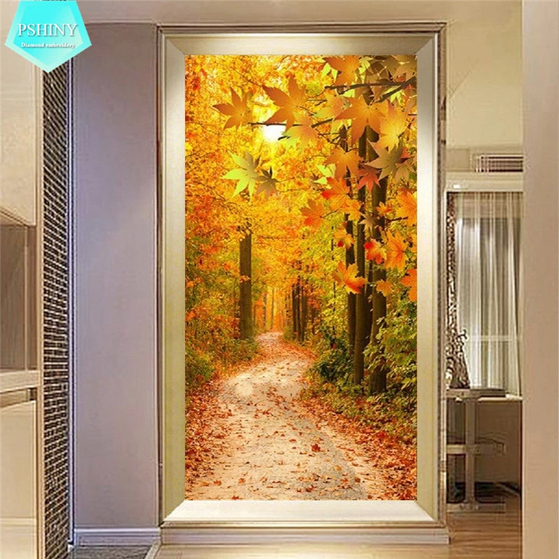 5D DIY Diamond embroidery Maple Leaf Landscape pictures Decorative Mosaic Full DMC round rhinestones needlework Painting
5D DIY Diamond embroidery Maple Leaf Landscape pictures Decorative Mosaic Full DMC round rhinestones needlework Painting