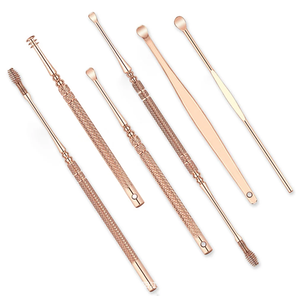 6pcs Ear Wax Picks Stainless Steel EarPick Tool Ear Wax Pickers Curette Remover Cleaner Ear Removal Facial Care Beauty Tools
6pcs Ear Wax Picks Stainless Steel EarPick Tool Ear Wax Pickers Curette Remover Cleaner Ear Removal Facial Care Beauty Tools