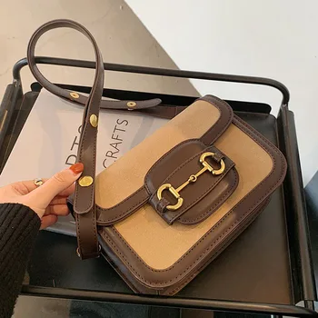 Vintage Matte PU Leather Saddle Bag For Women 2021 New Branded Designer Shoulder Crossbody Bag Lady Trending Handbags And Purses
Vintage Matte PU Leather Saddle Bag For Women 2021 New Branded Designer Shoulder Crossbody Bag Lady Trending Handbags And Purses