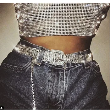 5 Rows Silver Gold Rhinestone Waist Belts Women Metal Alloy Buckle PIn Jean Pant Belts Blingbling Crystal Waistband Girdle Belts
5 Rows Silver Gold Rhinestone Waist Belts Women Metal Alloy Buckle PIn Jean Pant Belts Blingbling Crystal Waistband Girdle Belts