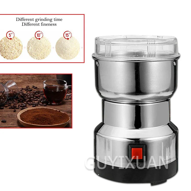 Household portable grinder Small Multifunction Medicinal herbs Whole grains Dry mill Superfine grinding machine
Household portable grinder Small Multifunction Medicinal herbs Whole grains Dry mill Superfine grinding machine