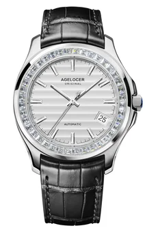 AGELOCER Caliber.A 4610 Mens Automatic Mechanical Luxury Diamond Watch Big Date
AGELOCER Caliber.A 4610 Mens Automatic Mechanical Luxury Diamond Watch Big Date