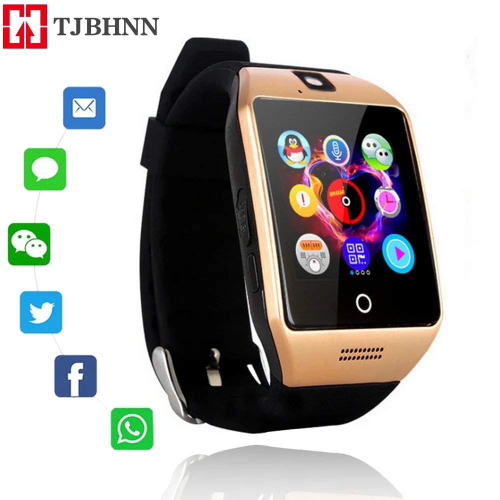 Q18 Bluetooth Smart Watch Q18 Fitness Tracker Touch Screen Support APP Download TF Sim Card Camera Dial /Call For Android Phone
Q18 Bluetooth Smart Watch Q18 Fitness Tracker Touch Screen Support APP Download TF Sim Card Camera Dial /Call For Android Phone