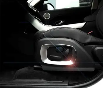 for Landrover Range Rover Evoque 2012-2015 Car Styling ABS Matte Chrome Car Seat Side Frame Cover Trim 
for Landrover Range Rover Evoque 2012-2015 Car Styling ABS Matte Chrome Car Seat Side Frame Cover Trim