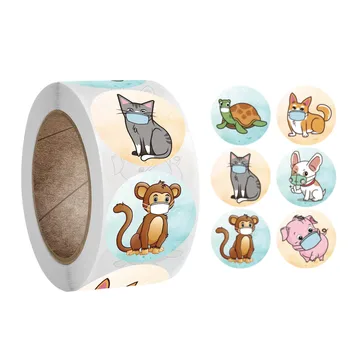 500pcs 1inch Paper Cartoon Animals Gift Wrapping Envelope Sealing Roll Scrapbooking Self Adhesive Round Labels Party Favors 
500pcs 1inch Paper Cartoon Animals Gift Wrapping Envelope Sealing Roll Scrapbooking Self Adhesive Round Labels Party Favors