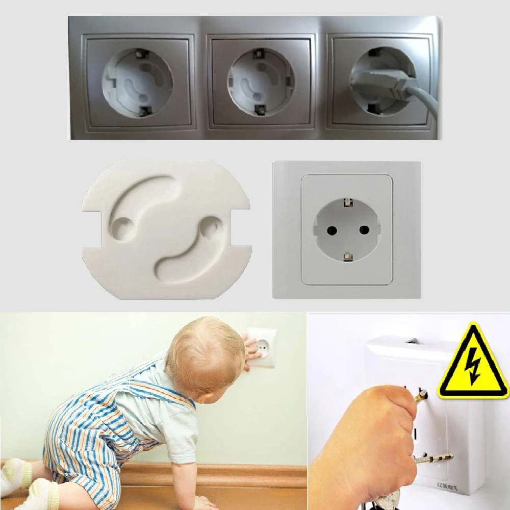 10Pcs Baby Safety Rotate Cover 2 Hole Round European Standard Socket Children Against Electric Protection Plastic Security Locks
10Pcs Baby Safety Rotate Cover 2 Hole Round European Standard Socket Children Against Electric Protection Plastic Security Locks