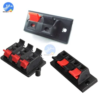1pcs 2 Way 4 Way 6 Way Speaker Terminal Spring Push Release Connector 45x21mm 70x254mm 44x30mm Speaker Terminal Strip Block
1pcs 2 Way 4 Way 6 Way Speaker Terminal Spring Push Release Connector 45x21mm 70x254mm 44x30mm Speaker Terminal Strip Block