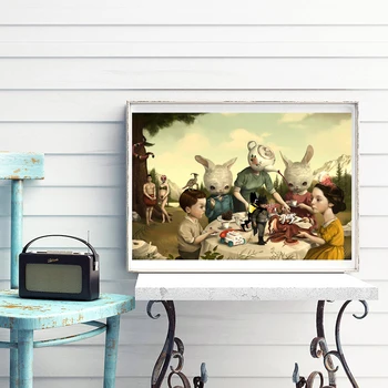 Tea Party By Mark Ryden Wall Art Canvas Poster and Print Canvas Painting Oil Decorative Picture Living Room Home Decor Artwork
Tea Party By Mark Ryden Wall Art Canvas Poster and Print Canvas Painting Oil Decorative Picture Living Room Home Decor Artwork