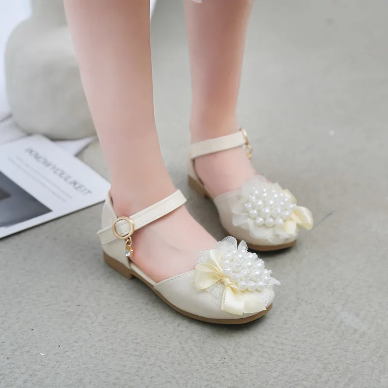 Princess Shoes For Girls Soft Leather Shoes Children Flats Sweet Cute Pearls With Lace Kids Dress Shoes For Dancing Party Show
Princess Shoes For Girls Soft Leather Shoes Children Flats Sweet Cute Pearls With Lace Kids Dress Shoes For Dancing Party Show
