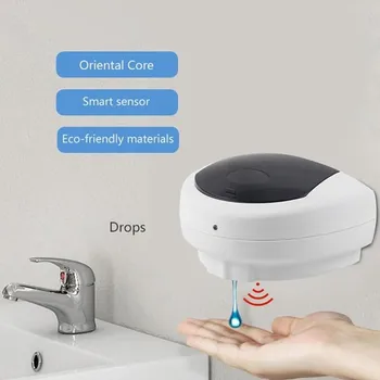 500ml Wall Mounted Automatic Sensor Liquid Soap Dispenser Induction Hands Free Washer Touchless Sanitizer Kitchen Bathrooms