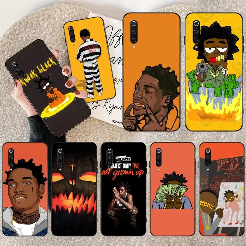 CUTEWANAN Kodak Black Rapper Luxury Unique Design Phone Cover for Xiaomi Mi9 9SE 8SE Pocophone F1 Mi8 Lite