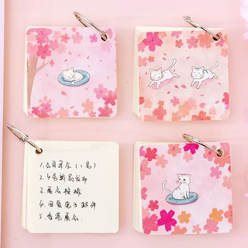 1PC Creative Kawaii Cartoon Cat Portable Loose-Leaf Memo Pad Notes Student Notepad Office School Stationery Supplies 02199
1PC Creative Kawaii Cartoon Cat Portable Loose-Leaf Memo Pad Notes Student Notepad Office School Stationery Supplies 02199