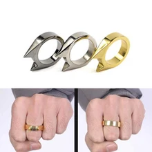 Creative Cool Brass Knuckles Zinc Alloy Self-Defense Escape Ring Anti-wolf Protective Equipment Outdoor Personal Punk Rings Gift
Creative Cool Brass Knuckles Zinc Alloy Self-Defense Escape Ring Anti-wolf Protective Equipment Outdoor Personal Punk Rings Gift