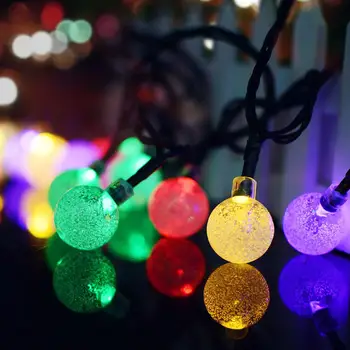 Solar String Light 30/60 LED Fairy String Lights Bubble Crystal Ball Lights Decorative Lighting for Outdoor Garden Home Party
Solar String Light 30/60 LED Fairy String Lights Bubble Crystal Ball Lights Decorative Lighting for Outdoor Garden Home Party