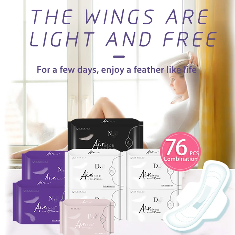 8 Packs of 76 sanitary napkin with health night sanitary towels pad negative ion sanitary napkin with wings of sanitary napkin
8 Packs of 76 sanitary napkin with health night sanitary towels pad negative ion sanitary napkin with wings of sanitary napkin