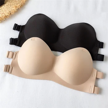 Sexy Backless Invisible Bra Push Up For Women Lingerie Seamless Brassiere No Sewing Bra Black Strapless Bandeau
Sexy Backless Invisible Bra Push Up For Women Lingerie Seamless Brassiere No Sewing Bra Black Strapless Bandeau
