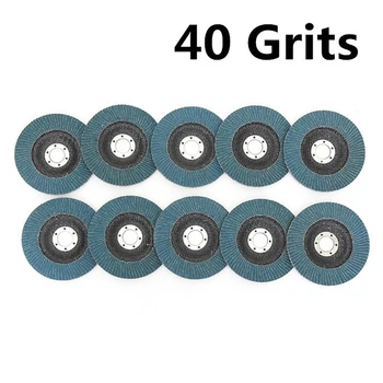 10 Pieces Of 40/60/80/120 Grit Wheel Polishing Grinding Disc 125mm Abrasive For Stainless Steel Alloy Steel Polishing
10 Pieces Of 40/60/80/120 Grit Wheel Polishing Grinding Disc 125mm Abrasive For Stainless Steel Alloy Steel Polishing