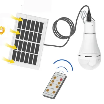 Auto On Off 12W LED Solar Panel Light Bulb Remote Control Camping Emergency Light USB Rechargeable Tent Lantern SOS Flashlight
Auto On Off 12W LED Solar Panel Light Bulb Remote Control Camping Emergency Light USB Rechargeable Tent Lantern SOS Flashlight