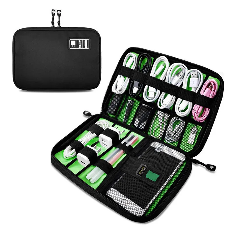 Multi-function Digital Bag Mobile Phone Data Cable Charger Storage Bag Large Capacity SD Card Headphone Digital Accessory Bag
Multi-function Digital Bag Mobile Phone Data Cable Charger Storage Bag Large Capacity SD Card Headphone Digital Accessory Bag