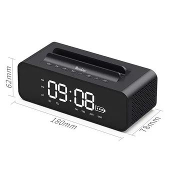 Wonderful Quality Portable Wireless Bluetooth Clock Phone Stand Sound Column Mini Subwoofer Stereo AP-YPAY
Wonderful Quality Portable Wireless Bluetooth Clock Phone Stand Sound Column Mini Subwoofer Stereo AP-YPAY