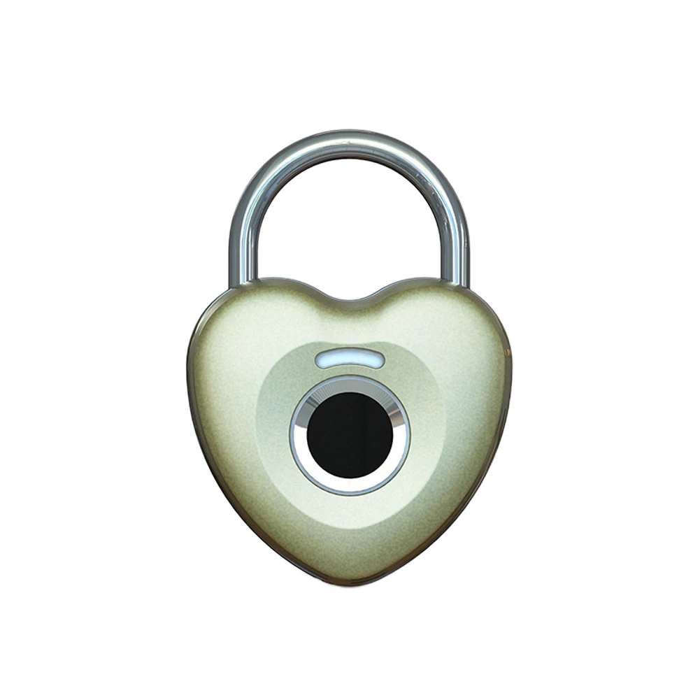 Door USB Rechargeable Protective Electronic Lock Office Portable Fingerprint Padlock Smart Keyless Heart Shape Home Security
Door USB Rechargeable Protective Electronic Lock Office Portable Fingerprint Padlock Smart Keyless Heart Shape Home Security