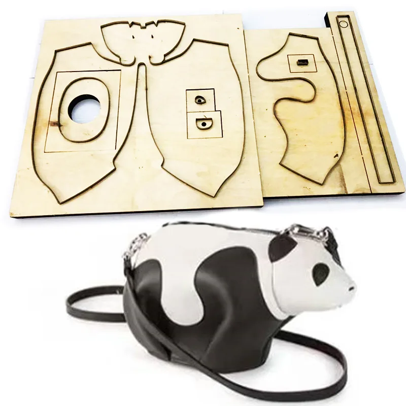 Japan Steel Blade DIY Leather Craft Panda Design Zipper Shoulder Bag Die Cutting Knife Mould Set Punch Tool Template
Japan Steel Blade DIY Leather Craft Panda Design Zipper Shoulder Bag Die Cutting Knife Mould Set Punch Tool Template