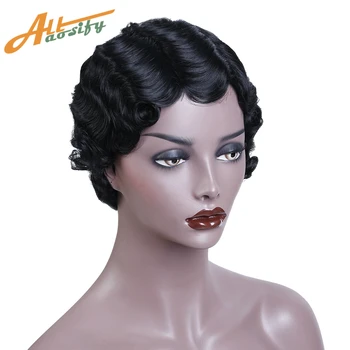 Allaosify Short Curly Wigs Black Hair Synthetic Wigs For Black Women Heat Resistant Hair African Wigs Blonde Orange Black Red
Allaosify Short Curly Wigs Black Hair Synthetic Wigs For Black Women Heat Resistant Hair African Wigs Blonde Orange Black Red