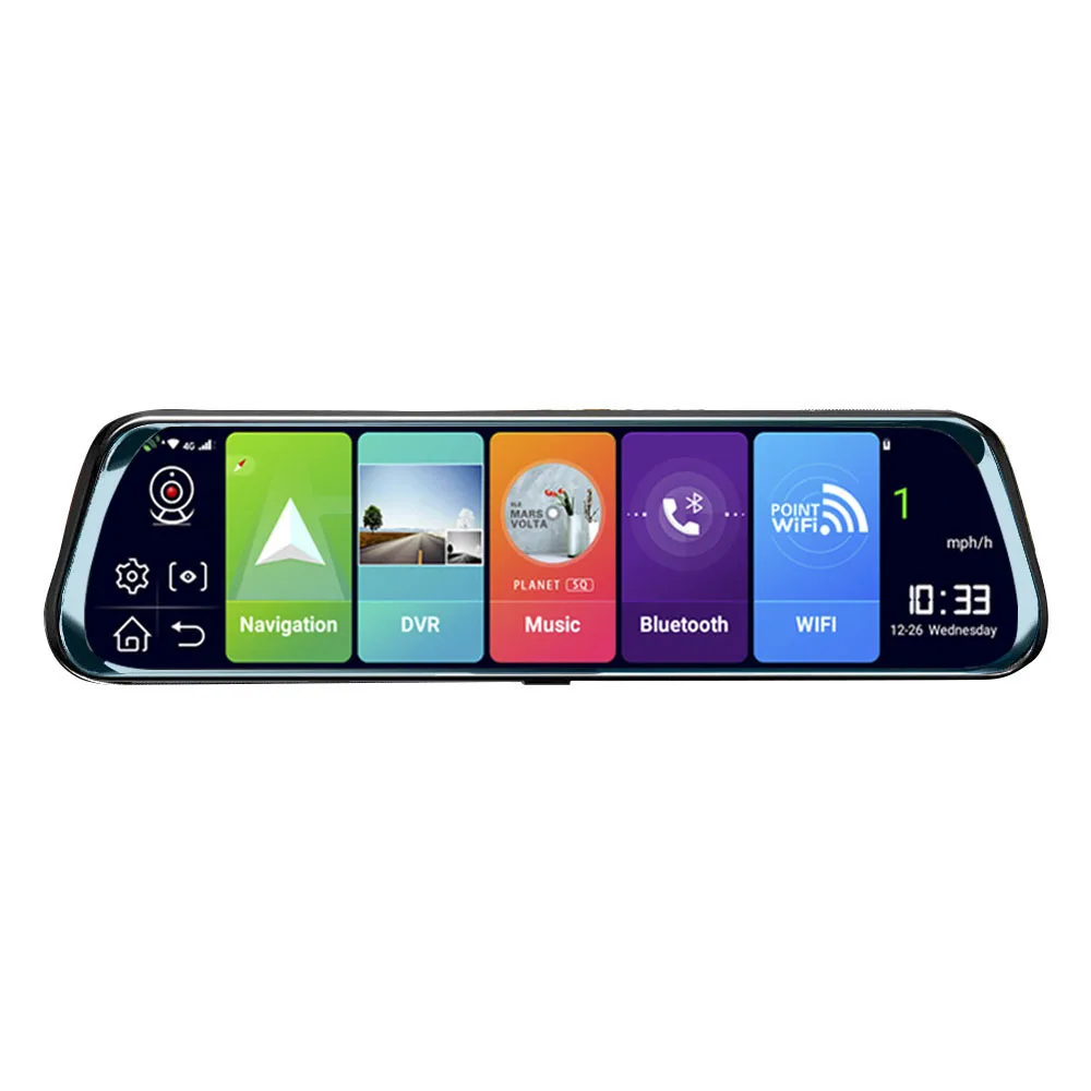 10 Inch Dual Lens Night Vision Dash Cam Rearview Mirror Car Dvr 4G ADAS GPS Navigation Full HD Video Recorder G-Sensor
10 Inch Dual Lens Night Vision Dash Cam Rearview Mirror Car Dvr 4G ADAS GPS Navigation Full HD Video Recorder G-Sensor
