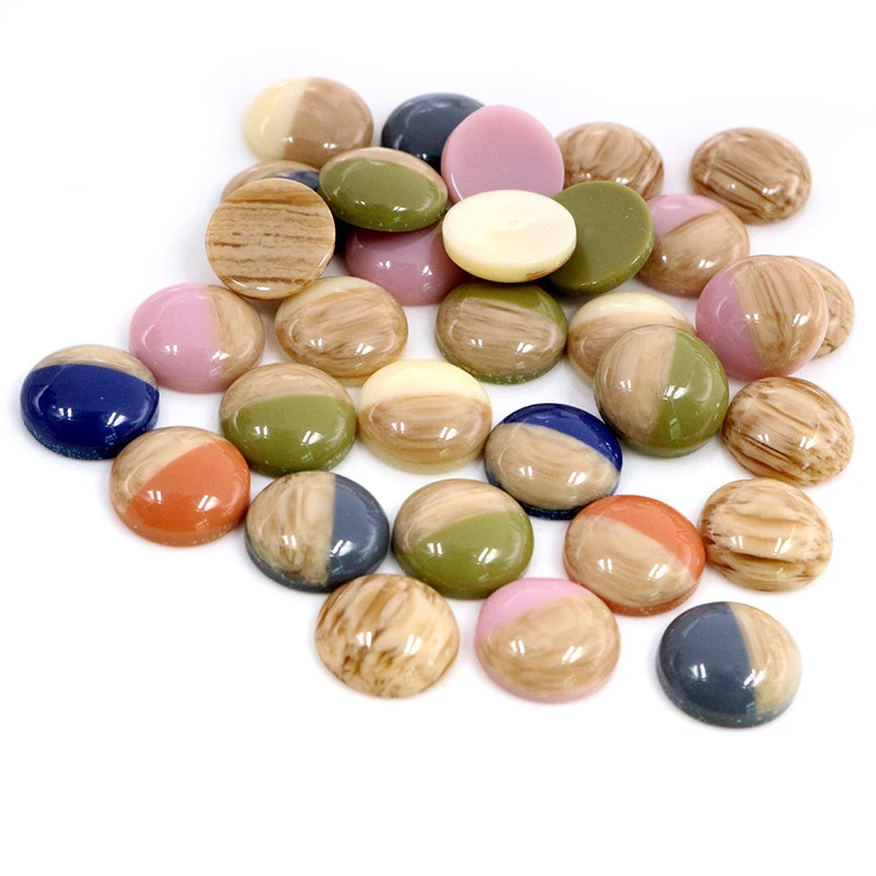 40pcs 12mm Wood Mix Colors Wood grain Shiny imitation leather Style Flat back Resin Cabochons Fit 12mm Cameo Base Button
40pcs 12mm Wood Mix Colors Wood grain Shiny imitation leather Style Flat back Resin Cabochons Fit 12mm Cameo Base Button