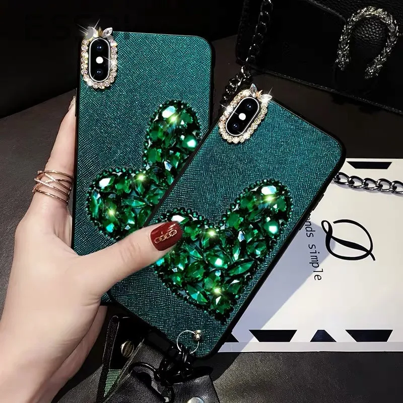 Glitter Phone Case For Apple X Iphone xs Mas Mobile Shell Rhinestone Love Green Fairy Double Lanyard Soft Shell Iphone8 plus
Glitter Phone Case For Apple X Iphone xs Mas Mobile Shell Rhinestone Love Green Fairy Double Lanyard Soft Shell Iphone8 plus