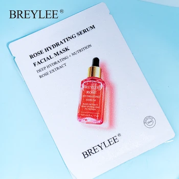 BREYLEE Face Sheet Mask Rose Hyrating Serum Anti Aging Whitening Moisturing Skin Care Facial Mask Cream Essential 1pcs
BREYLEE Face Sheet Mask Rose Hyrating Serum Anti Aging Whitening Moisturing Skin Care Facial Mask Cream Essential 1pcs