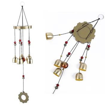 1PC Solid wood blue gold wind chimes 8.5cm gear 5 copper alloy bell ornaments creative lucky door hanging garden home decoration
1PC Solid wood blue gold wind chimes 8.5cm gear 5 copper alloy bell ornaments creative lucky door hanging garden home decoration