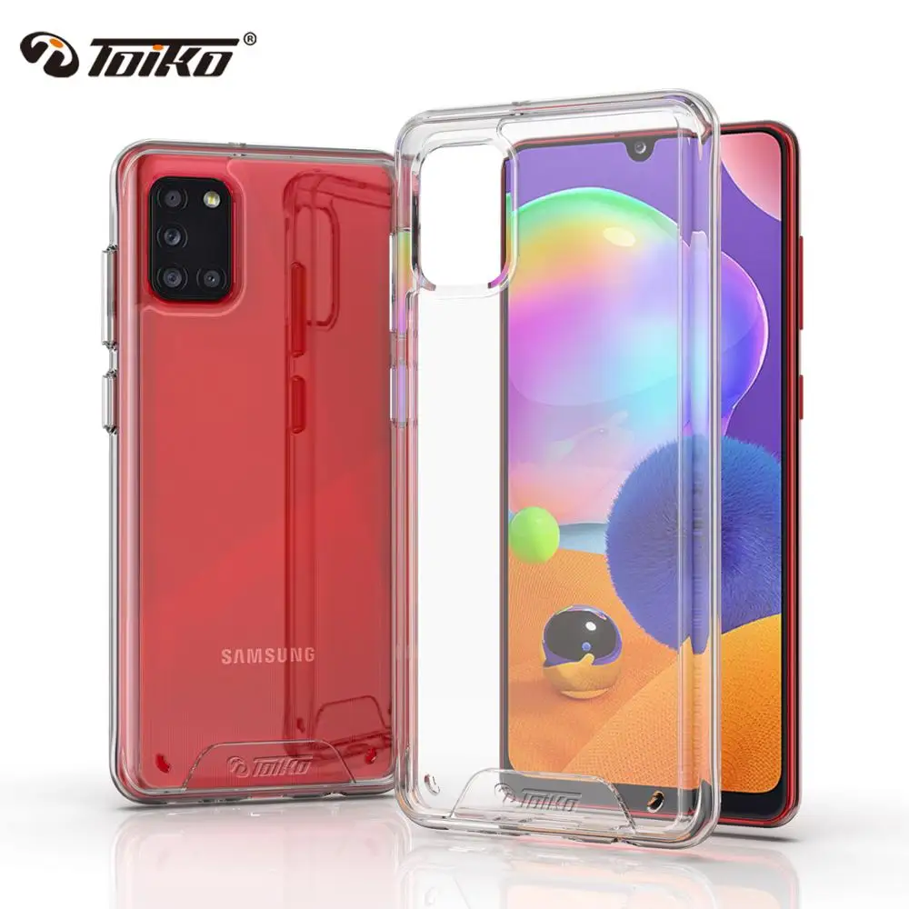 

TOIKO Chiron Clear Shockproof Case for Samsung Galaxy A11 A21s A31 A52 A72 Protective Shell PC TPU Bumper Phone Accessory Cover