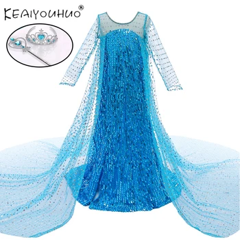 2020 Summer Clothing Elsa Princess Dress Kids Dress For Carnival Costume For Girls Evening Party Children Long Dress 2 5 8 9 12 
2020 Summer Clothing Elsa Princess Dress Kids Dress For Carnival Costume For Girls Evening Party Children Long Dress 2 5 8 9 12
