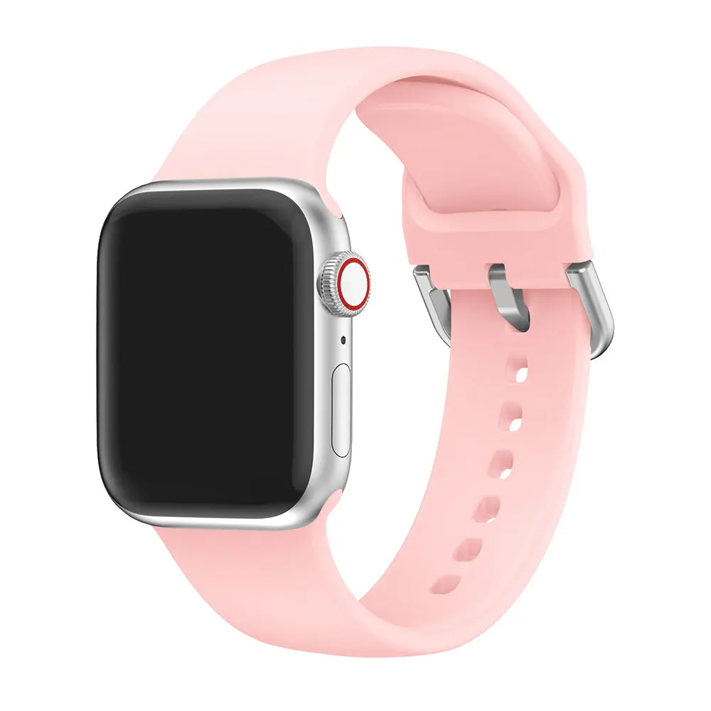 

ports Silicone Watch strap band for apple watch band 42mm 38mm Series 1/2/3 Wrist Strap for iwatch bands 4 40mm 44mm Bracelet