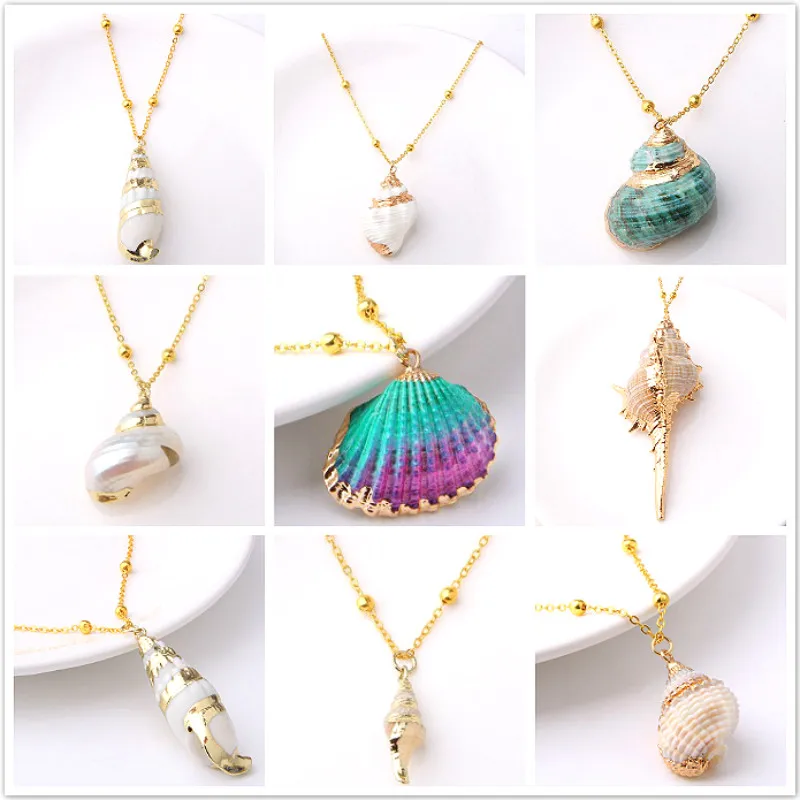 2019 New Boho Conch Shells Necklace Sea Beach Shell Pendant Necklace For Women Shell Cowrie Summer Jewelry Gift
2019 New Boho Conch Shells Necklace Sea Beach Shell Pendant Necklace For Women Shell Cowrie Summer Jewelry Gift